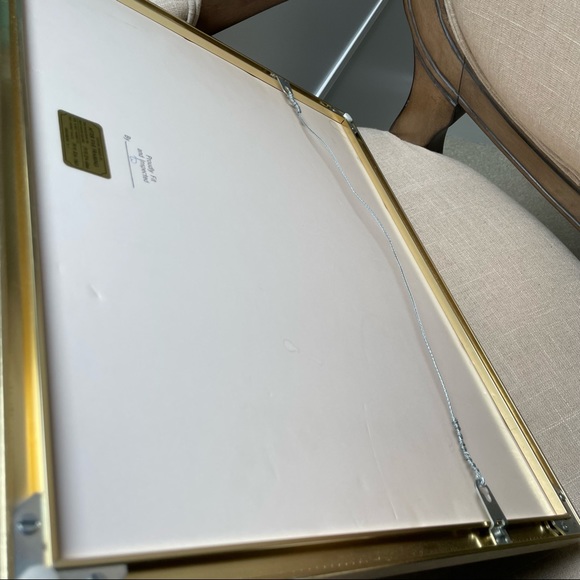 Framed hand painted large Abstract art in purple matting & Gold Frame - Picture 10 of 14